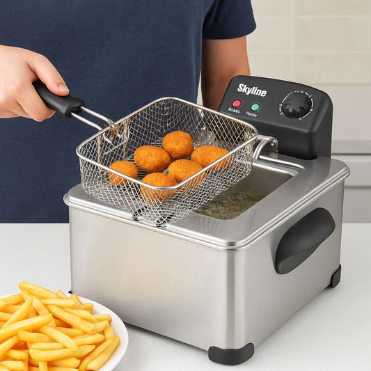 SKYLINE Deep Fryer With Triple Basket S Ltr.  VTL-5526