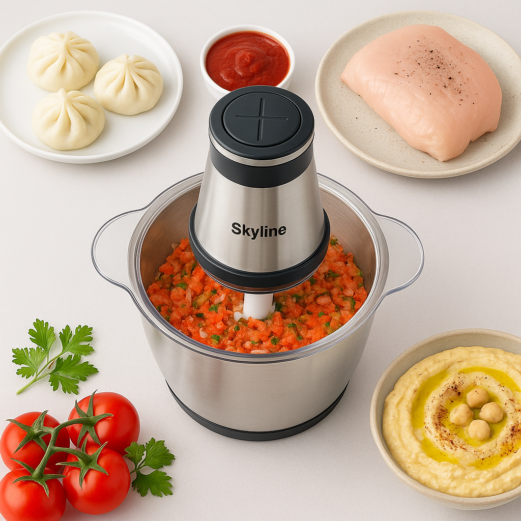SKYLINE Vegetable &amp; Meat Chopper 2 Ltr. • VTL-9049
