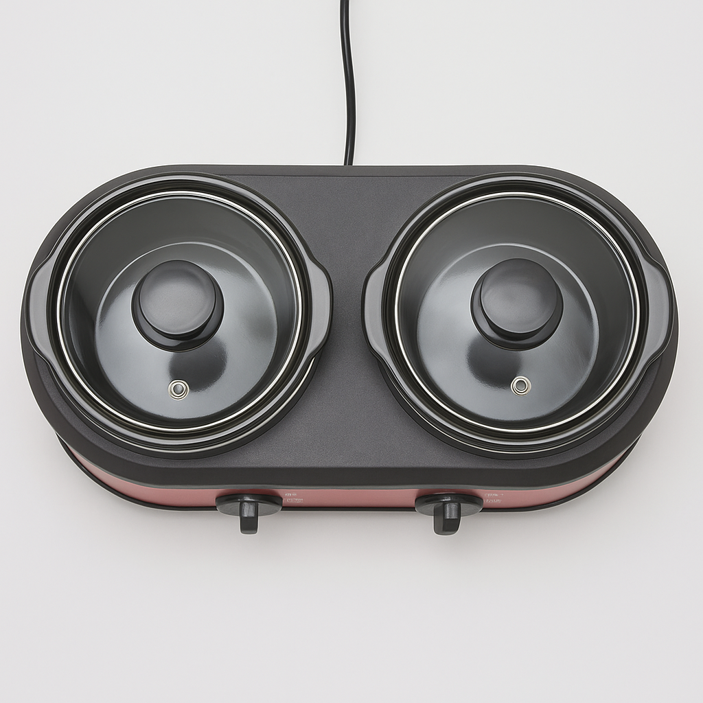 Dual Pot Slow Cooker 2x1.25 Ltr. VTL-6060