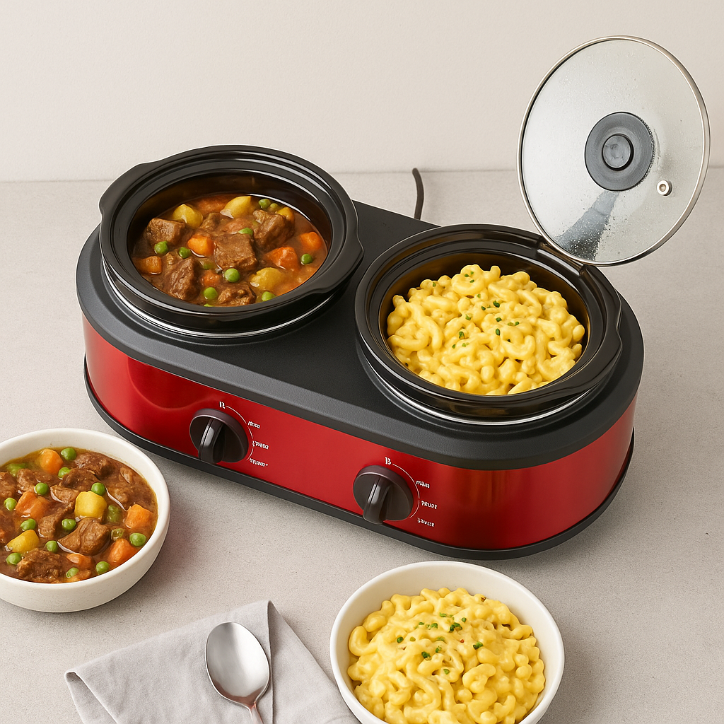 Dual Pot Slow Cooker 2x1.25 Ltr. VTL-6060