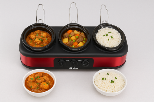 Triple  Pot Slow Cooker 3x1.5 Ltr. VTL-6363