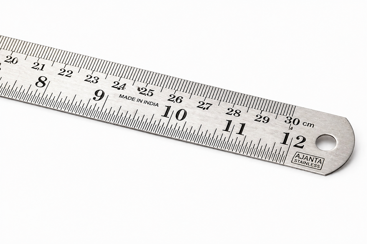 Ajanta Cross Steel Foot ruler Scale 30cm