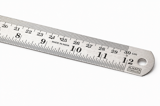 Ajanta Cross Steel Foot ruler Scale 30cm