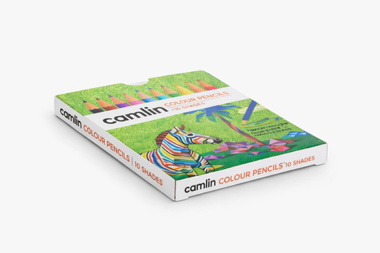 Camlin Colour Pencils Set – 10 Shades | Smooth & Bright Colors | School & Drawing Use | MRP ₹25 (Pack @1020)