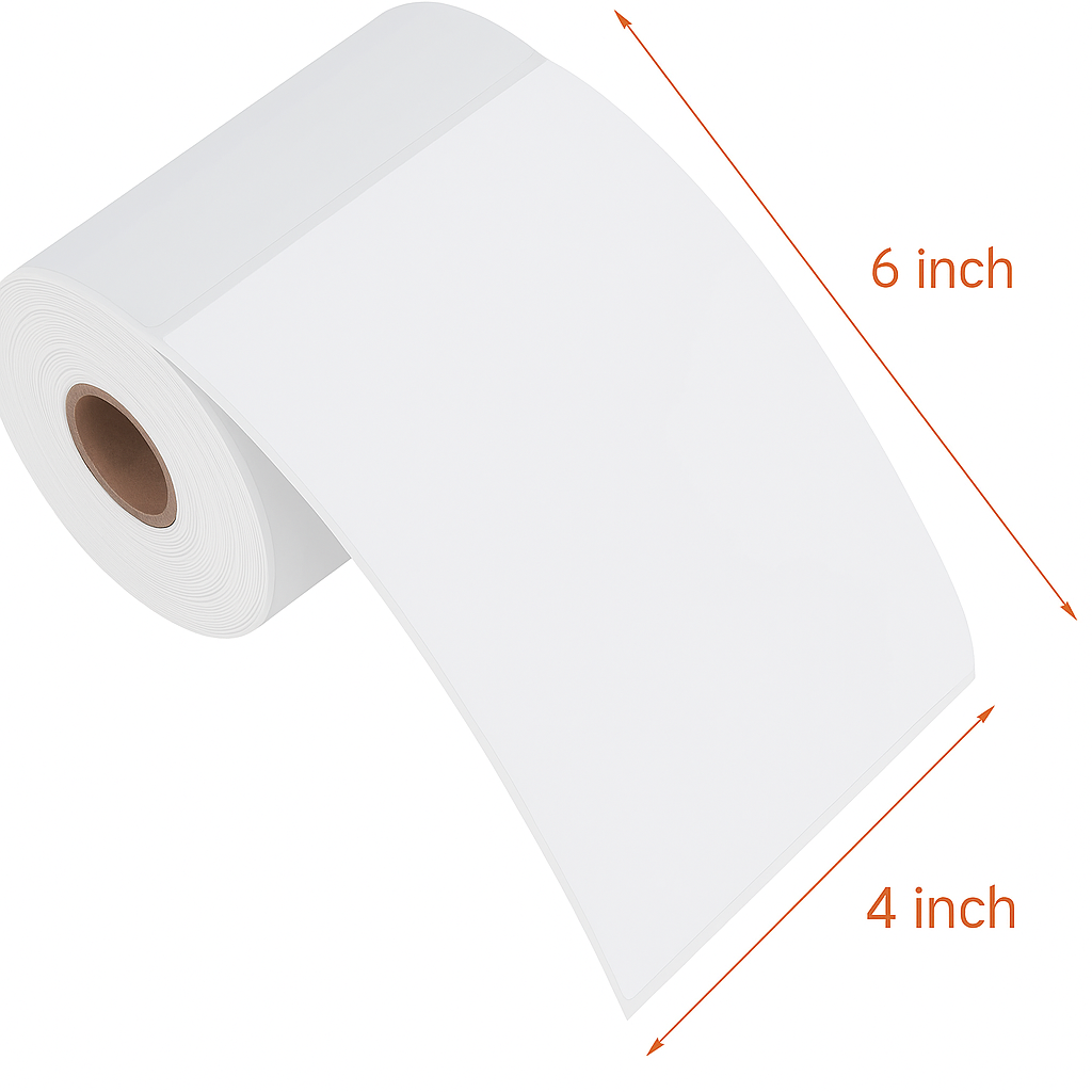 Thermal Label Printer Paper - 4" x 6"
