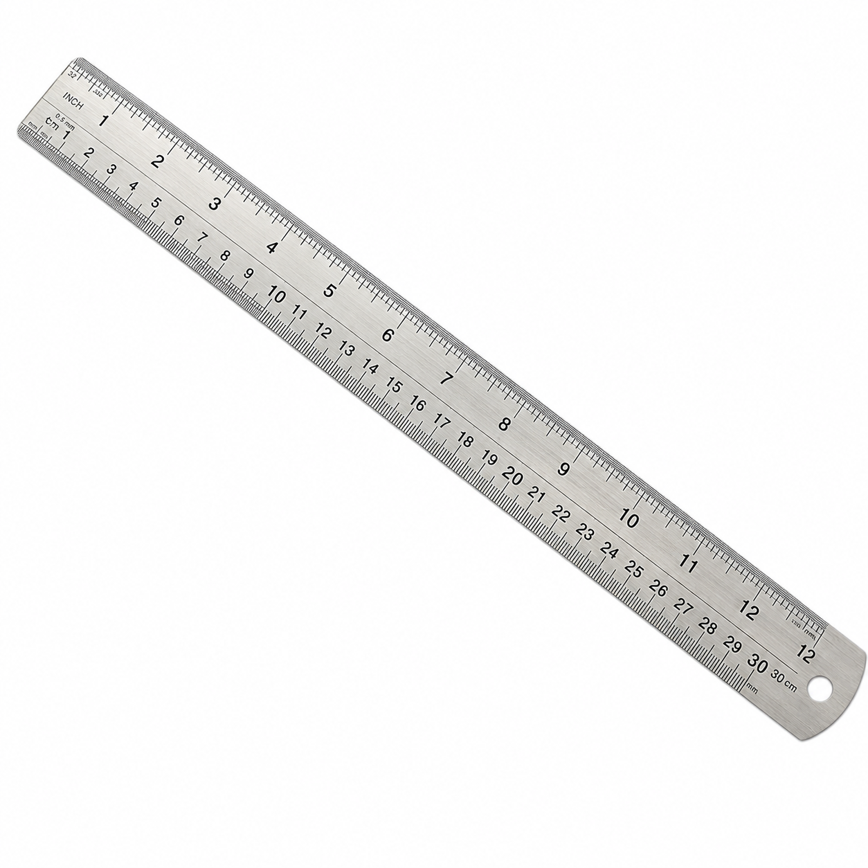 Ajanta Elora Stainless Steel Ruler 30 cm | Premium Metal Scale with Accurate Measurement Markings | Rust Resistant, Durable & Unbreakable | Ideal for School, Office, Engineering & Drawing Use