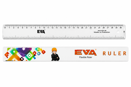 AJANTA EVANTA Plastic Scale 15 cm | Transparent Measurement Ruler | Durable School & Office Stationery Scale | Accurate Markings for Students, Drawing & Craft Work