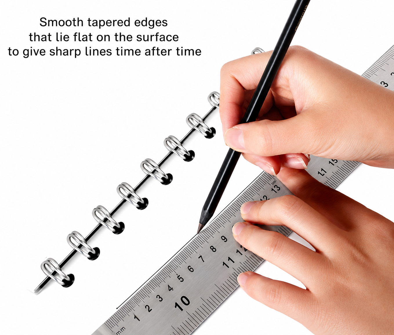AJANTA EVANTA Plastic Scale 15 cm | Transparent Measurement Ruler | Durable School & Office Stationery Scale | Accurate Markings for Students, Drawing & Craft Work