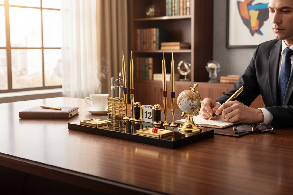 desk organizer with calendar