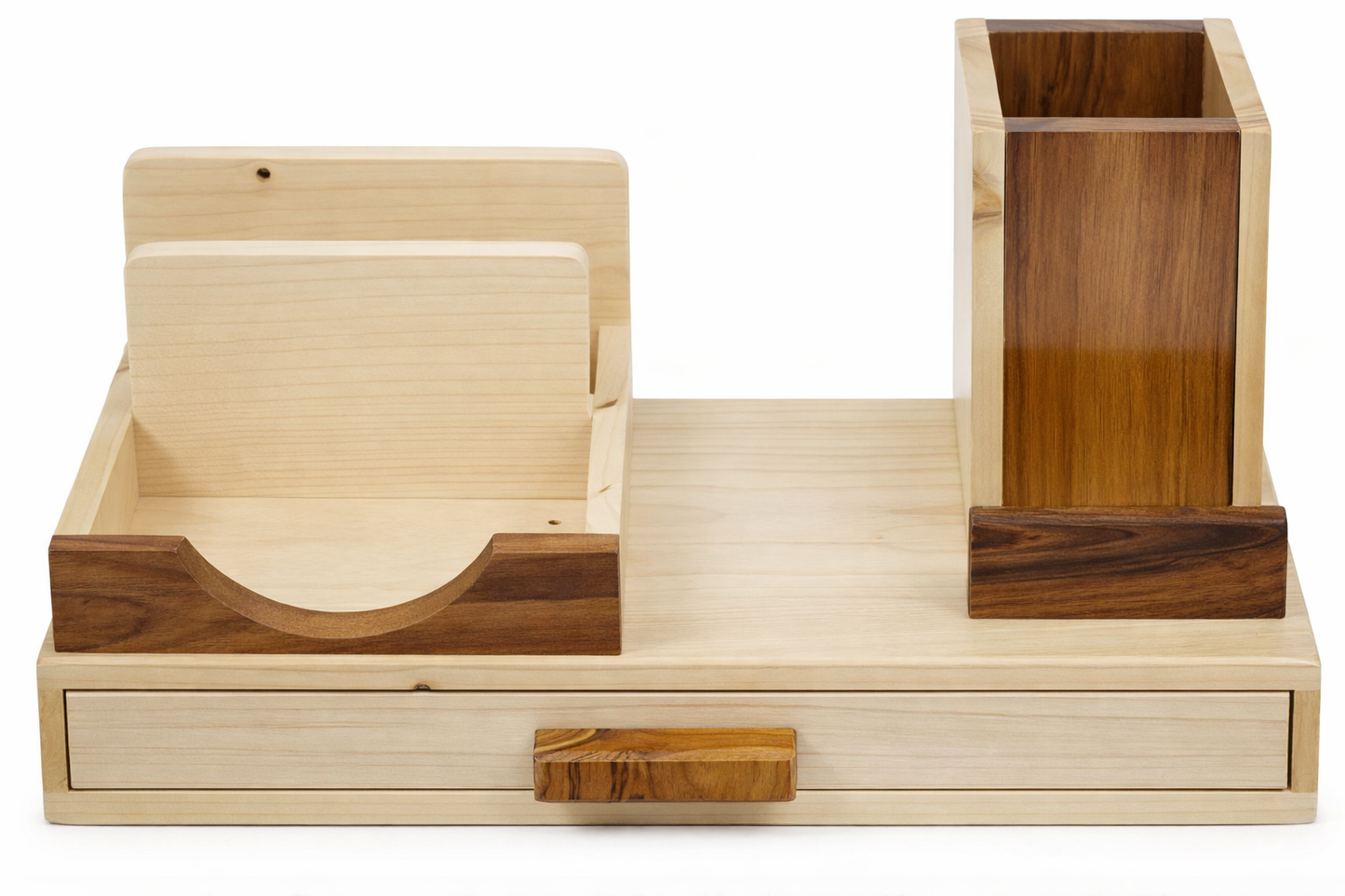 Kebica wooden desk organizer
