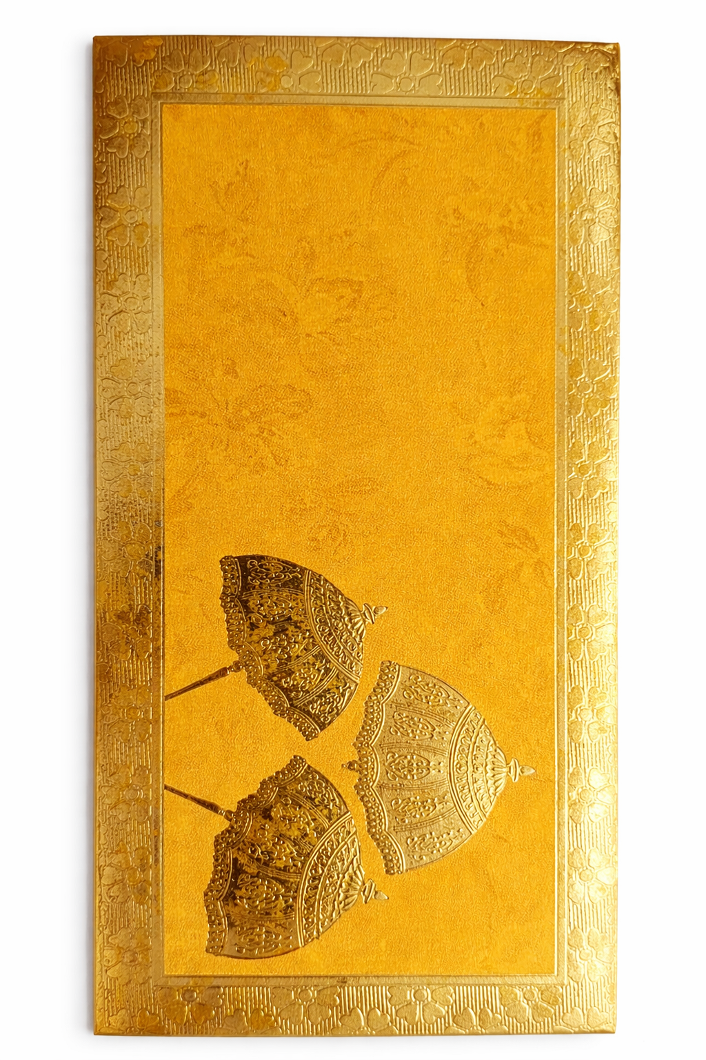 Premium Golden Designer Wedding Envelope – Embossed Shagun Lifafa (Pack of 20) | Elegant Gift Envelope for Wedding, Shagun & Festive Occasions
