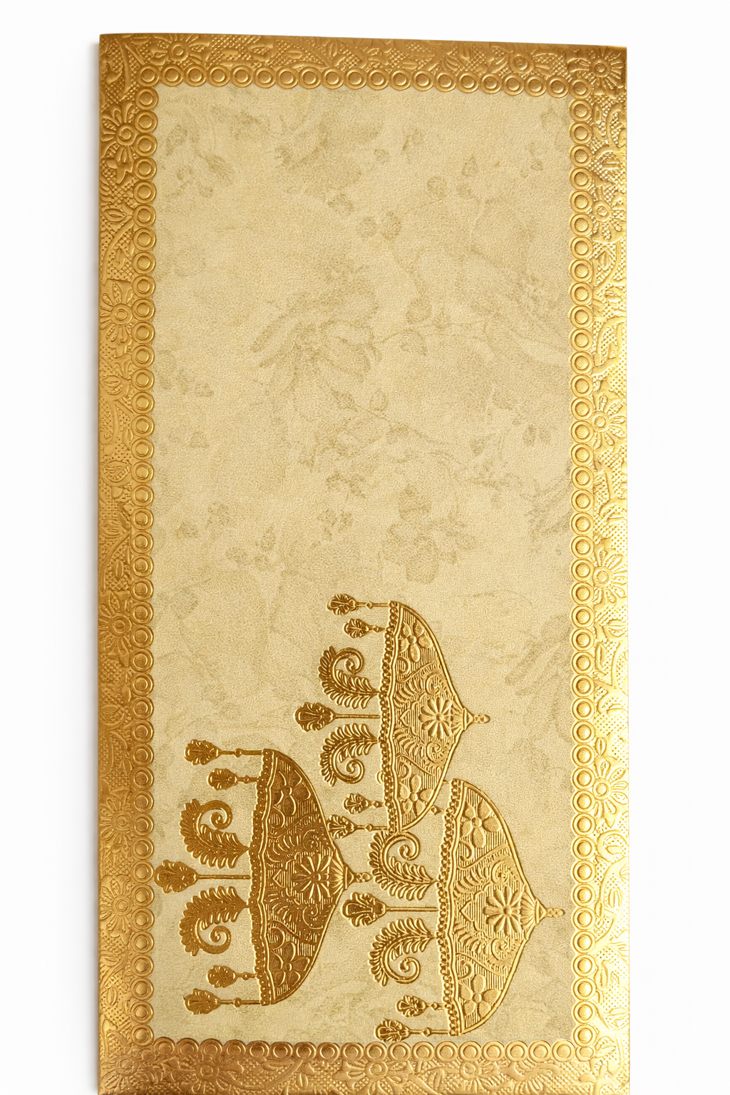 Premium Golden Designer Wedding Envelope – Embossed Shagun Lifafa (Pack of 20) | Elegant Gift Envelope for Wedding, Shagun & Festive Occasions