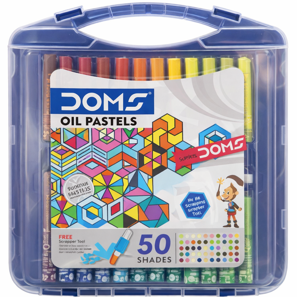 DOMS OIL PASTEL 50 SHADES (HEXAGONAL)