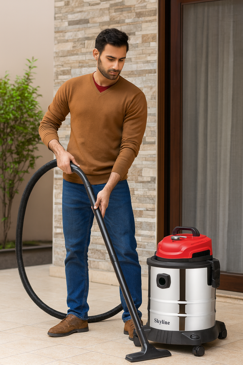 Skyline 2000W Wet and Dry Vacuum Cleaner – Powerful 20L Cleaning for All Surfaces VTL- 2727