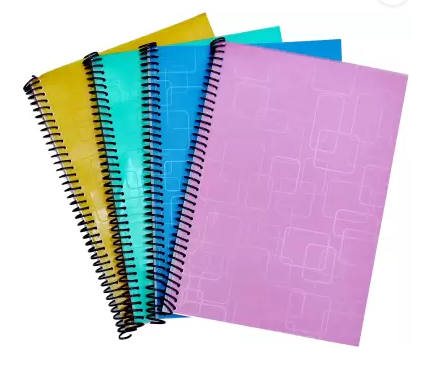 Friends books WHITE SPIRAL NOTEBOOK A4 Notebook UNRULED 200 Pages