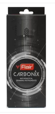 Flair Carbonix Math. Instrument Geometry Box  (Black)