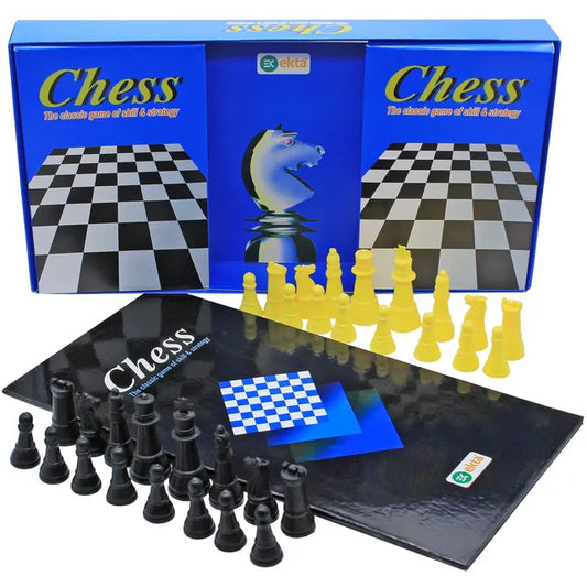 Ekta Chess Senior Family Board Game Learning Skill & Strategy Game