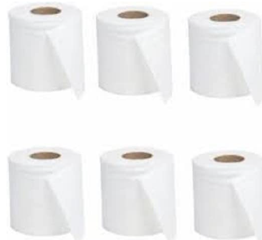 KIYA* Household Toilet Paper Rolls 70g 2 Ply Pack of 6