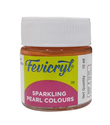 Pidilite Fevicryl Sparkling Pearl Colours 10ml (Loose)