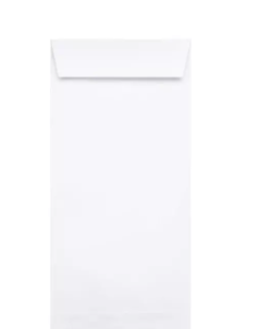 KIYA 11 X 5 Inch 80gsm White Envelope Pack of 100