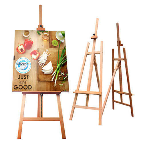 DIGISMART® Premium Artist Wooden Easel Stand 5 FEET with Angle and Height Adjustment for Canvas Painting Display 5 ft [154 cm]