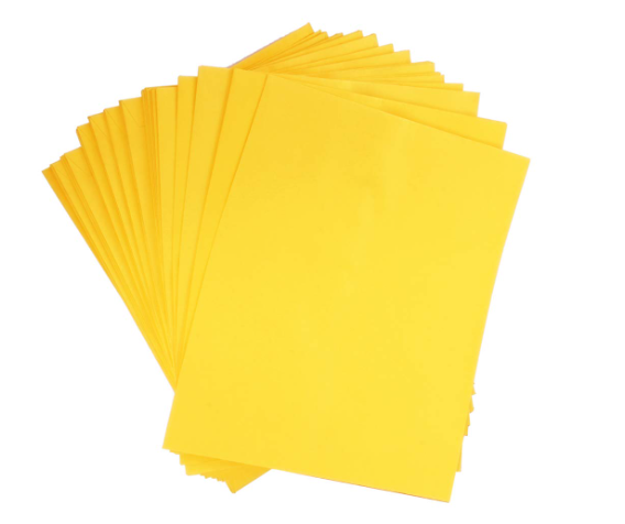 KIYA Paper ENVELOPES 11x5 , Pack of 25, Yellow