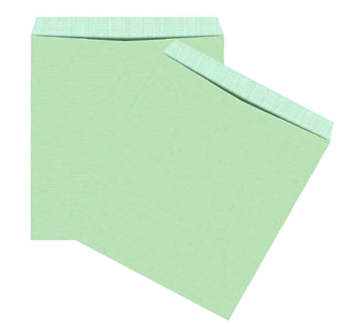 KIYA Green Cloth lined Eco Friendly Envelopes 16 x 12 Inches (Made In India) (25)