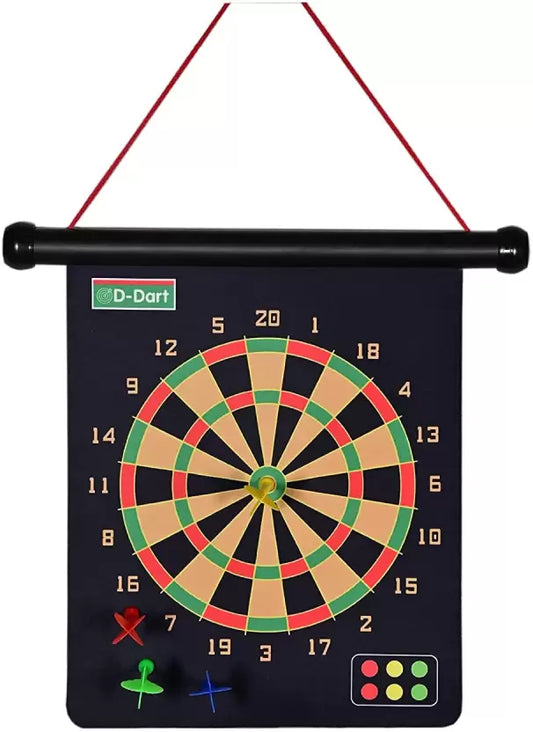 Olympia Games And Toys Magnetic Roll Dart 12 Inch Board Game for Childrens & Adults Dart Board Game