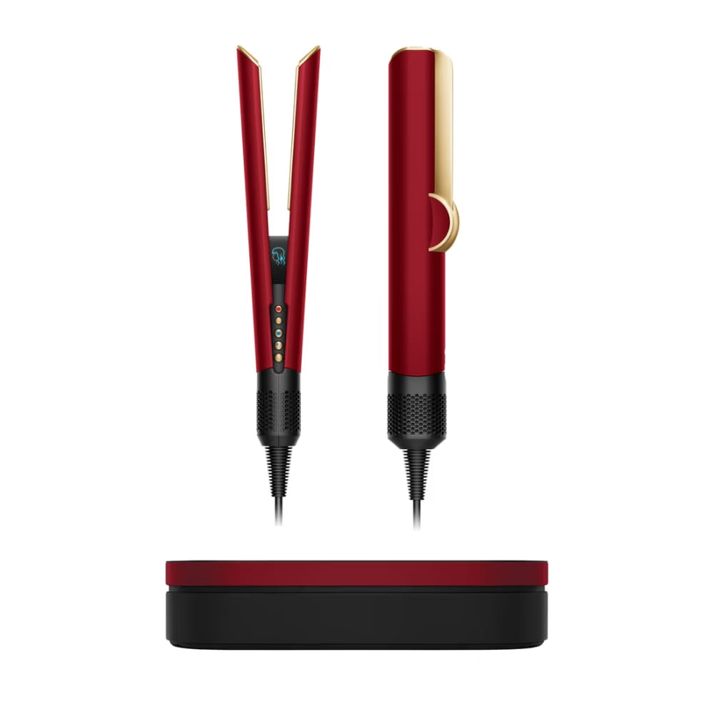 Dyson Airstrait™ Straightener| Wet to Dry Straightener|No Heat Damage| 2 in 1 Straightening| Saves Time| Natural Straight Look|Uses Air| No Hot Plates| Dry & Straighten| Volumunious & Shiny Hair | 3 Modes| Intelligent Heat Control 2 Year Warranty
