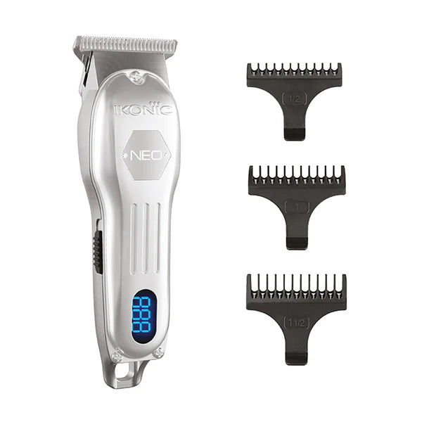 Ikonic Professional Neo Hair Trimmer for Men | Cordless Rechargeable Beard & Hair Trimmer | Precision Blades | Adjustable Cutting Length | USB Charging | Low Noise Grooming Trimmer