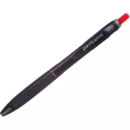 Pentonic Red V-RT Ball Pen (Pack of 10)