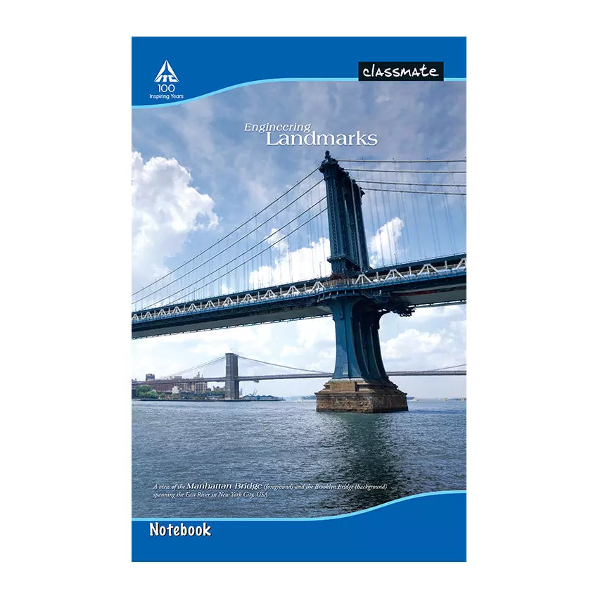 Classmate Single Line Long Notebook (140 Pgs)