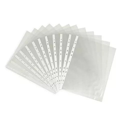 Sun A4 Size Plastic Sheet Protector Transparent, Sp-300 (Pack of 25)