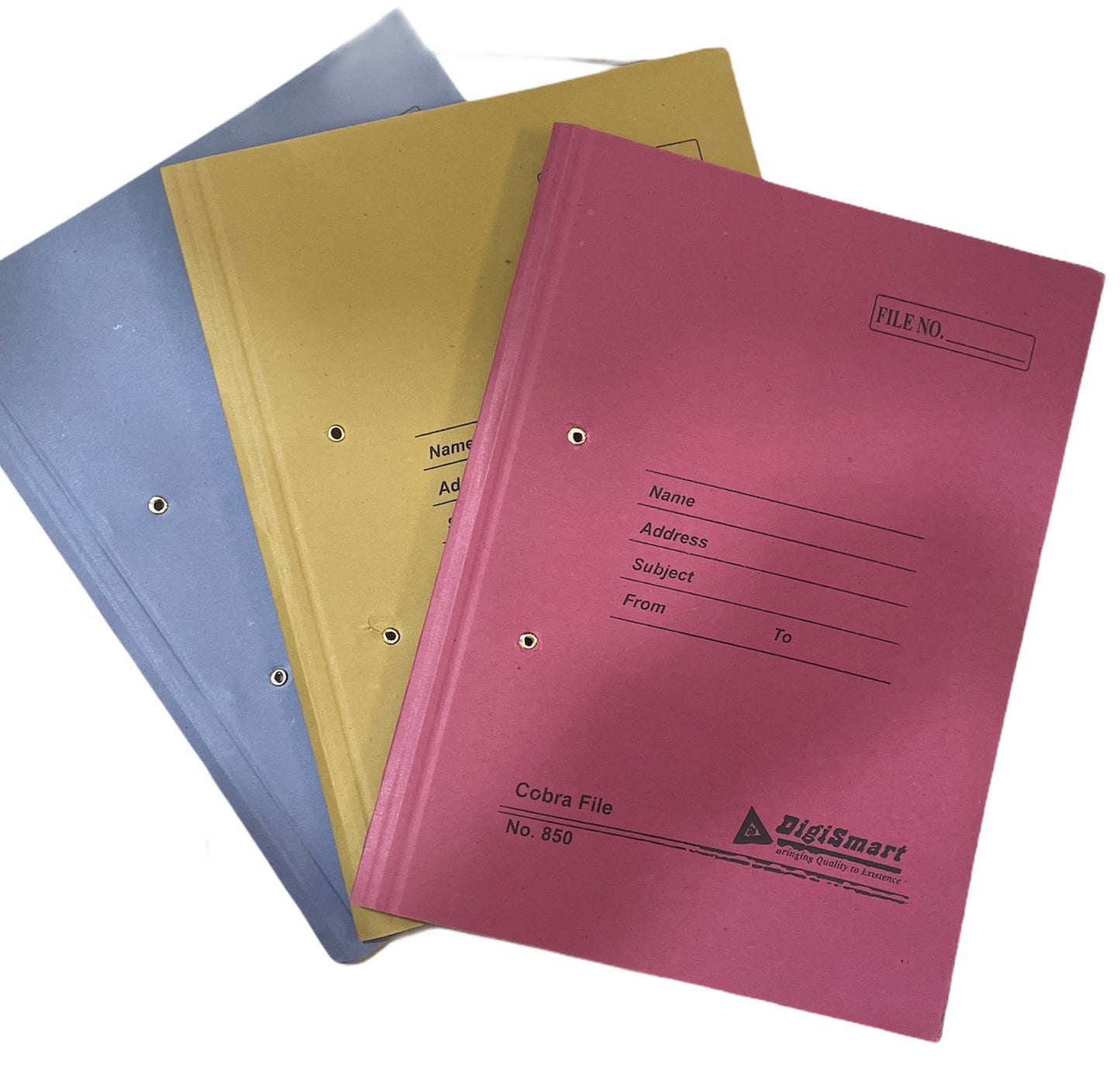 Digismart Cobra Spring File No 850 ( 23 Kg Board ) ( Set of 10 Pcs) Office Files, File folders for Office, Schools, Colleges and Home Documents