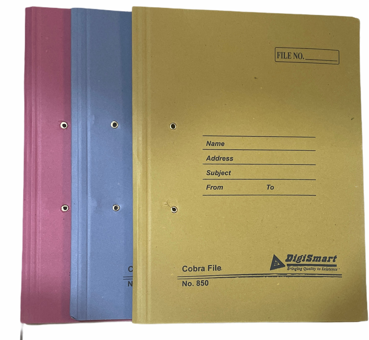 Digismart Cobra Spring File No 850 ( 23 Kg Board ) ( Set of 10 Pcs) Office Files, File folders for Office, Schools, Colleges and Home Documents