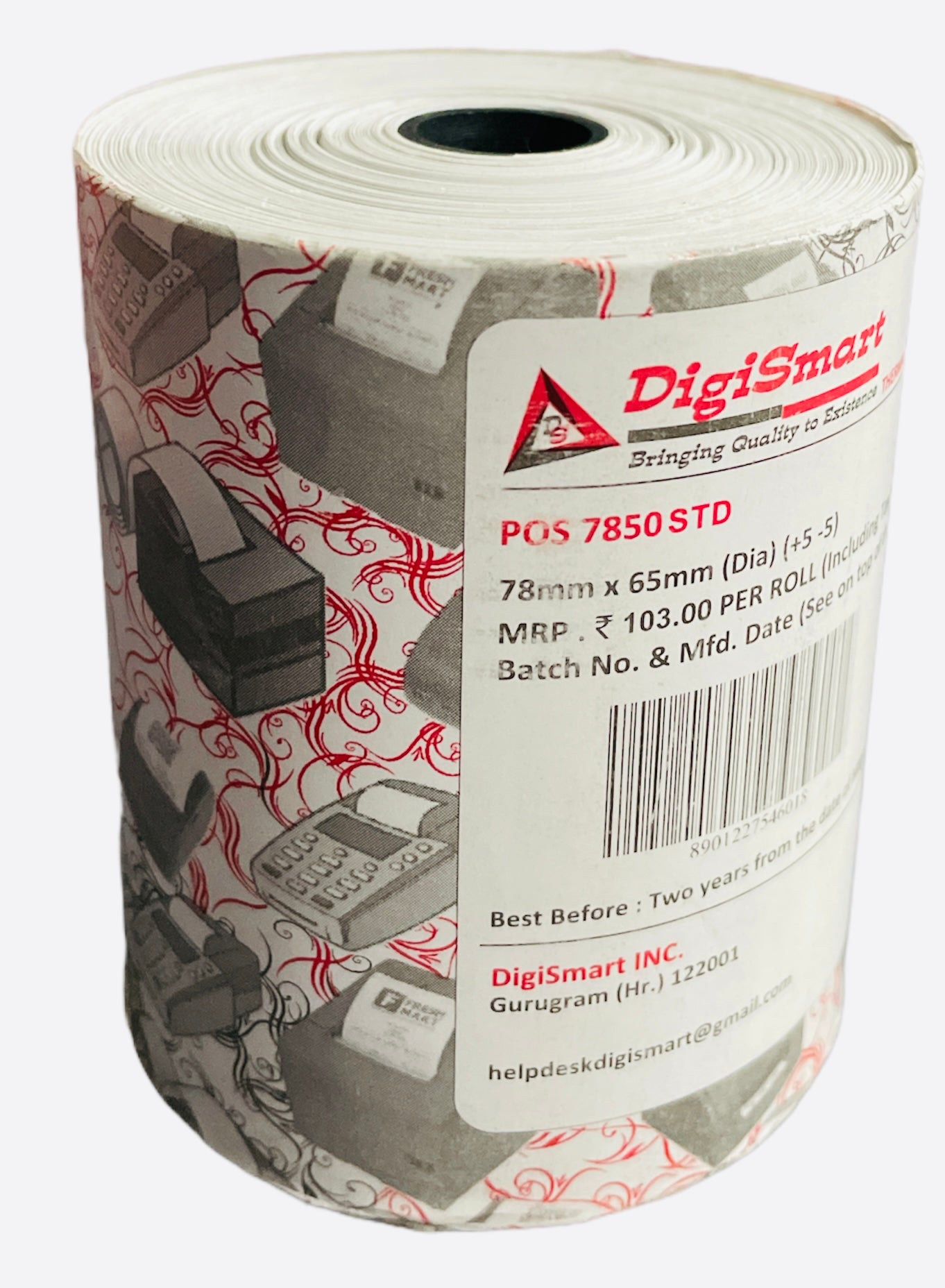 Digismart Thermal Paper Billing Rolls POS Rolls | Pack Of 10