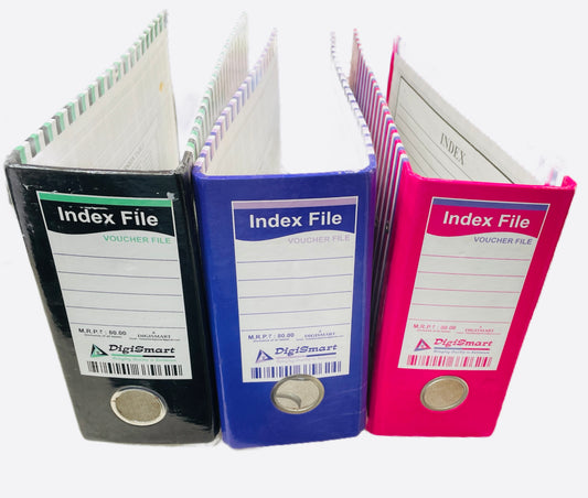 DIGISMART Office Voucher File (Multicolor) Pack of 1 Best for A5 Size Certificate and Document