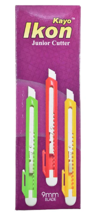 Kayo Ikon 9 mm Cutter (Assorted Colours)
