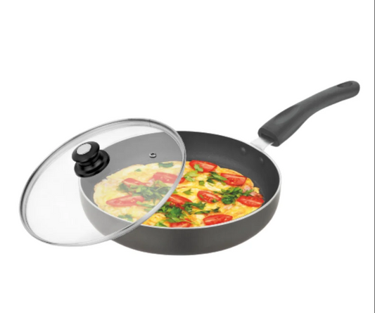 SKYLINE FRYING PAN WITH GLASS LID ( INDUCTION BASE ) VTL8100