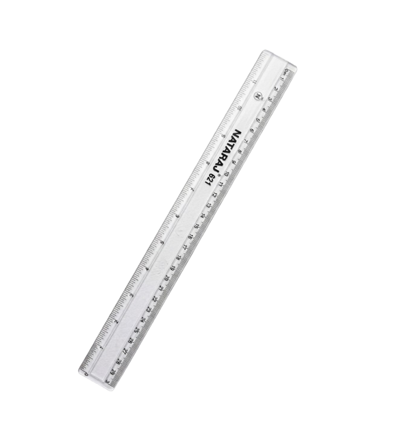 Ajanta Cambridge Plastic Scale/Ruler 30cm
