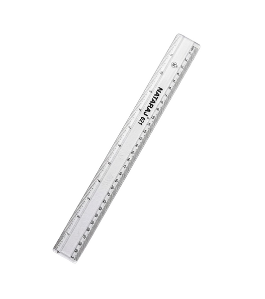 Ajanta Cambridge Plastic Scale/Ruler 30cm