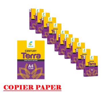 Century Terra A4 Size 75 GSM Copier Paper 1 Ream 500 Sheets