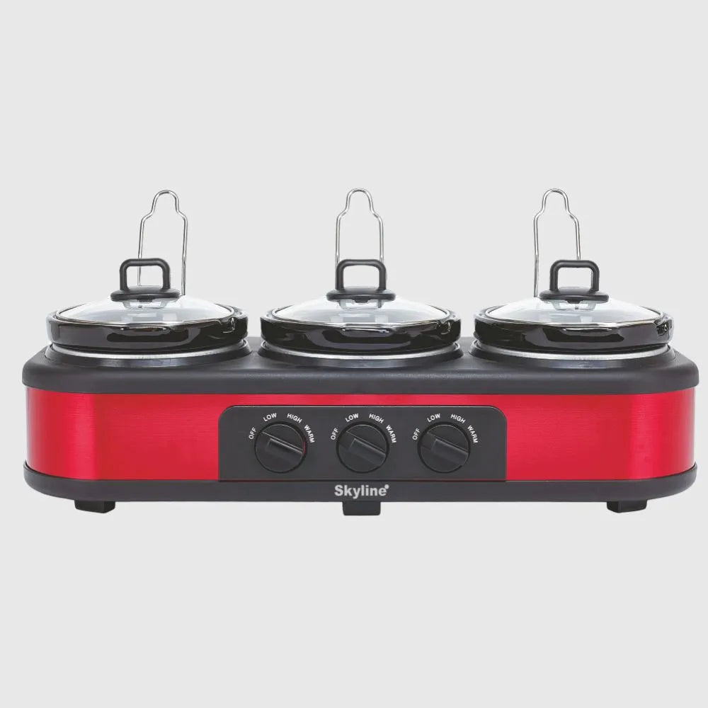 Triple  Pot Slow Cooker 3x1.5 Ltr. VTL-6363