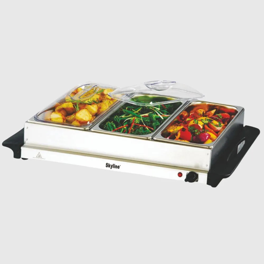 SKYLINE 3 Pot Buffet Server 3 x 2.5 Ltr. VTL-9777