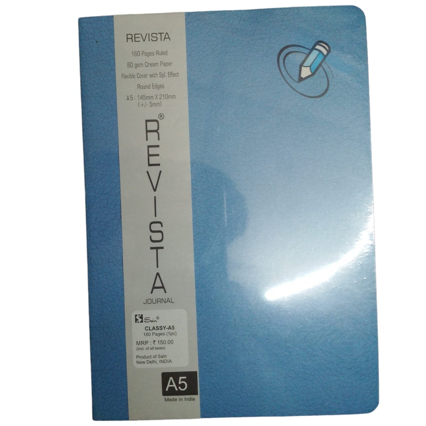 Digismart Classy-A5 160 Pages Notebook Diary Non Dated 6 by 8.5 inch  Note Book or Journal for Office and Personal use, Think Different