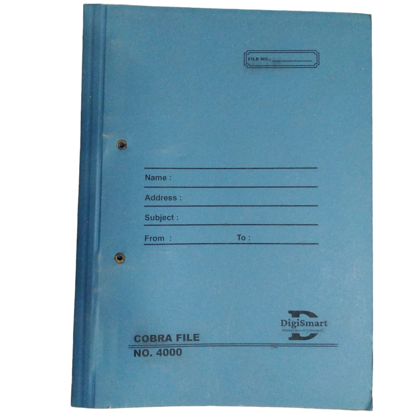 Digismart Cobra File NO. 4000 Multicolor Spring File Board/Cobra File ( Double Pasting with Deluxe Clip ) (27kgs + 27kgs Board) Folder for Documents, Files for certificates and documents