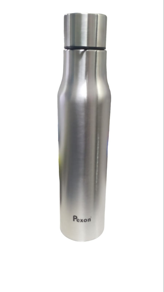 FLASK PLAIN STEEL BOTTLE | Vacuum Insulated Flask Water Bottle, PX 1000 ML