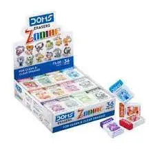 DOMS ZODIAC ERASER PACK 5 PCS - Image #1