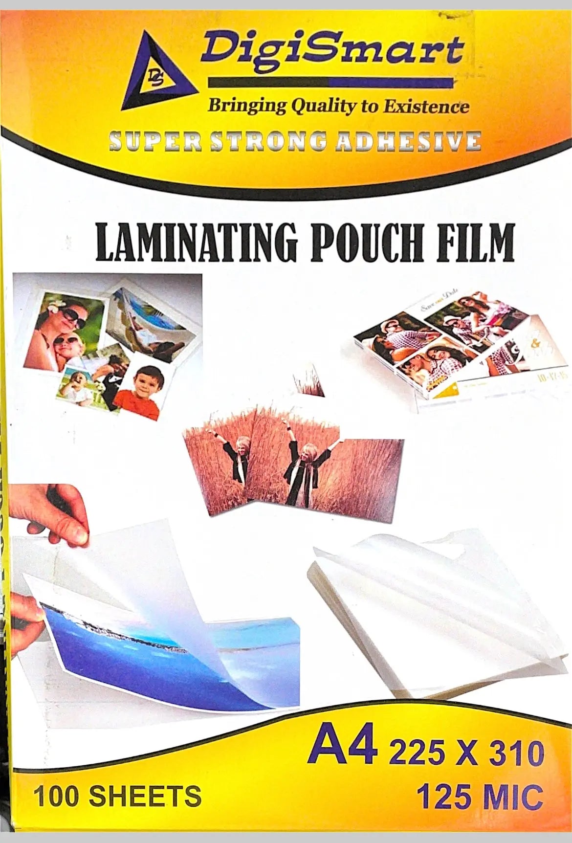 DIGISMART* Excellent Lamination Pouch Micron 125 (A4 Size 225x310mm) Thermal Lamination Film | Waterproof Lamination Film | Document Protection Film (100 sheets per pouch) (Pack of 1) - Image #3