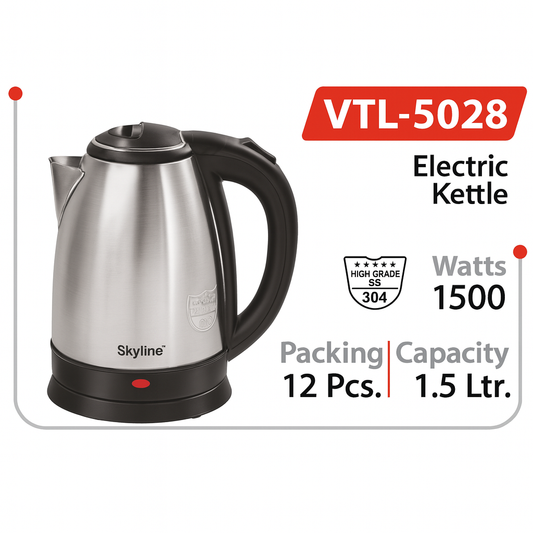 SKYLINE ELECTRIC KETTLE 1.5 LITRES VTL 5028